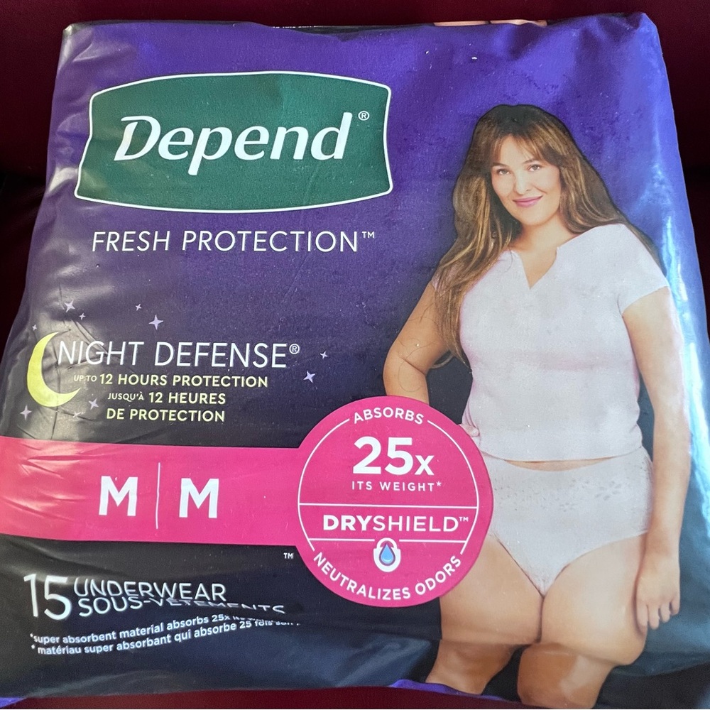 Medium 🆕 Depend Night Defense Adult Underwear